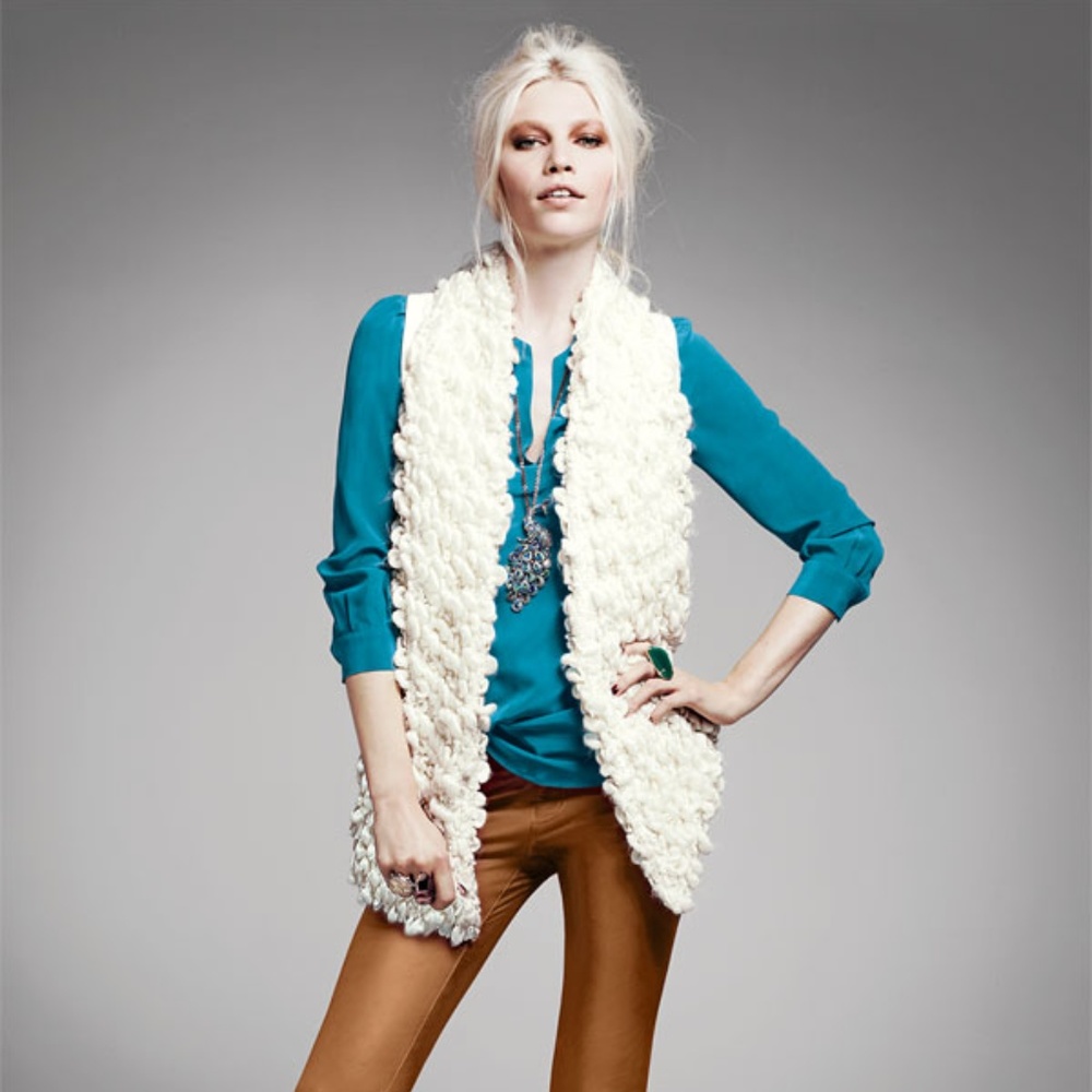 'Felix' Suede Back Sweater Vest